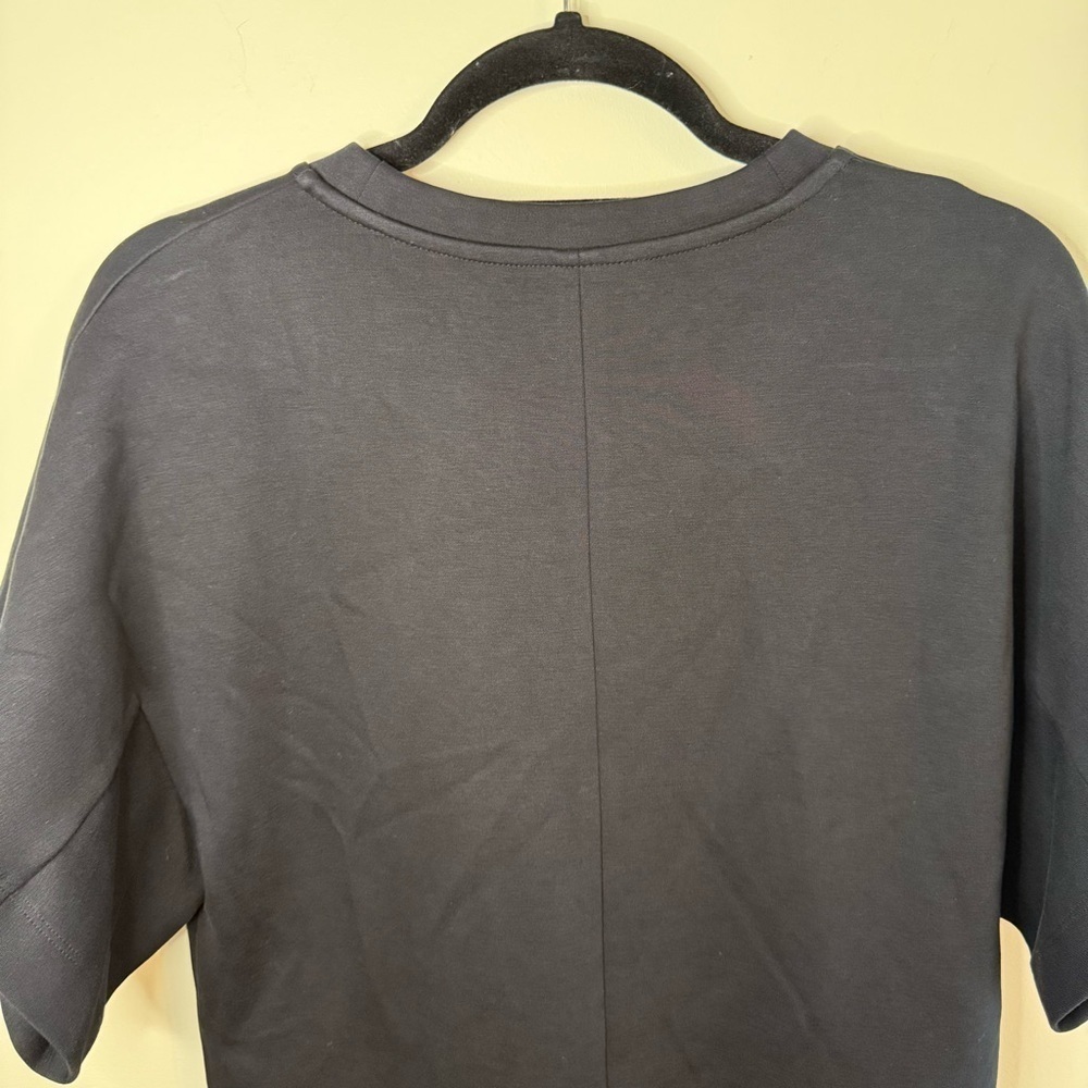 COS Cotton/Nylon Mix Black T-Shirt Shift Dress XS - Picture 7 of 7